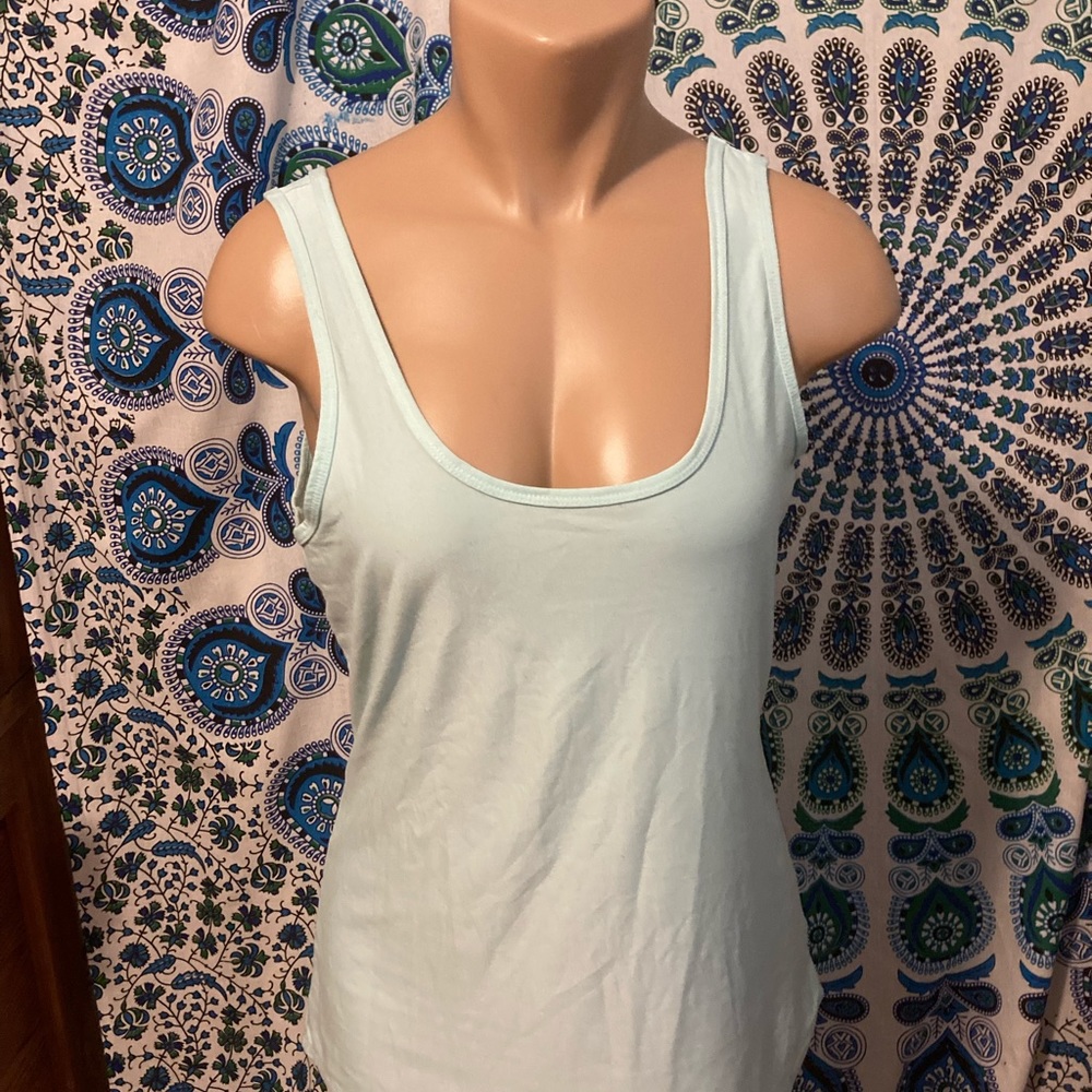 Teal tank top